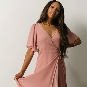 Ivy wrap maxi dress